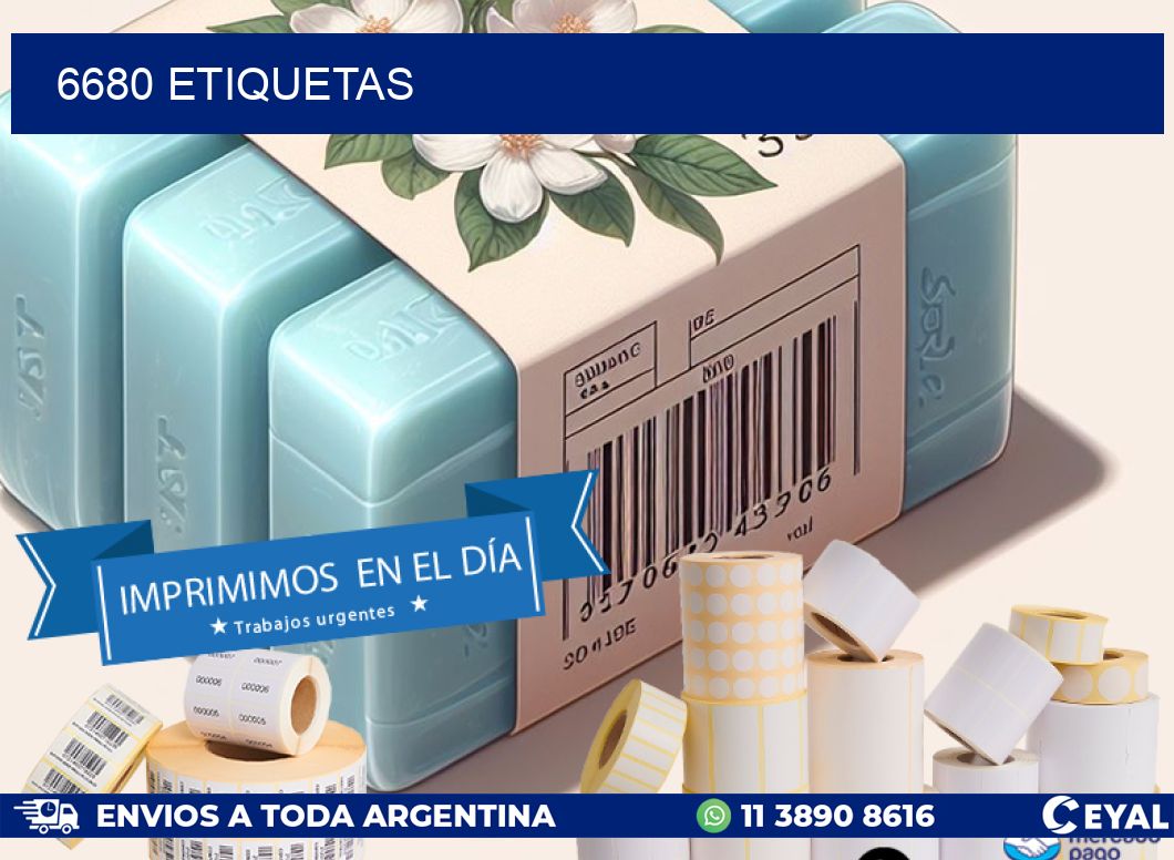 6680 ETIQUETAS