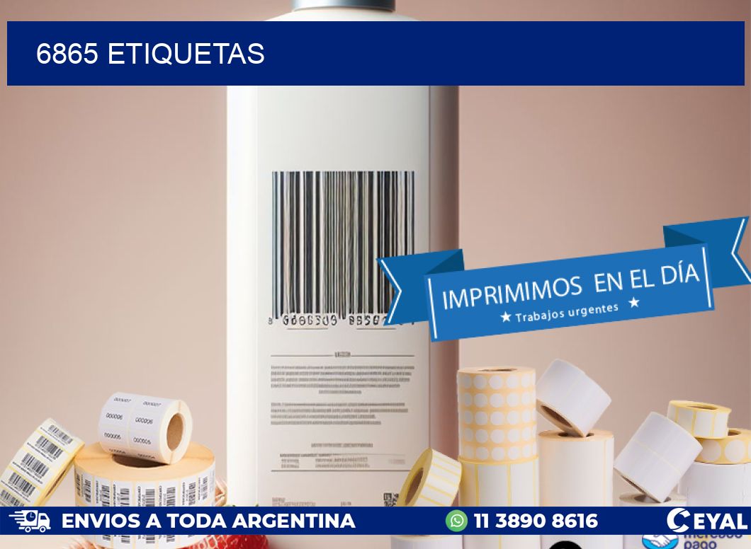 6865 ETIQUETAS