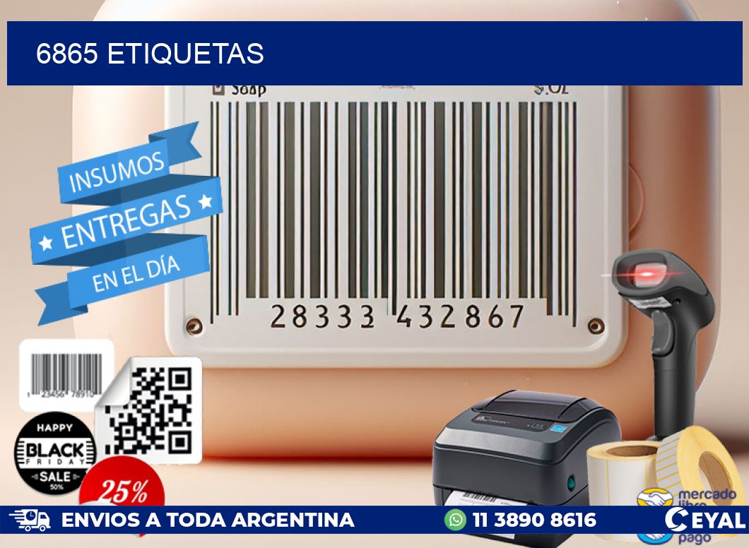 6865 ETIQUETAS