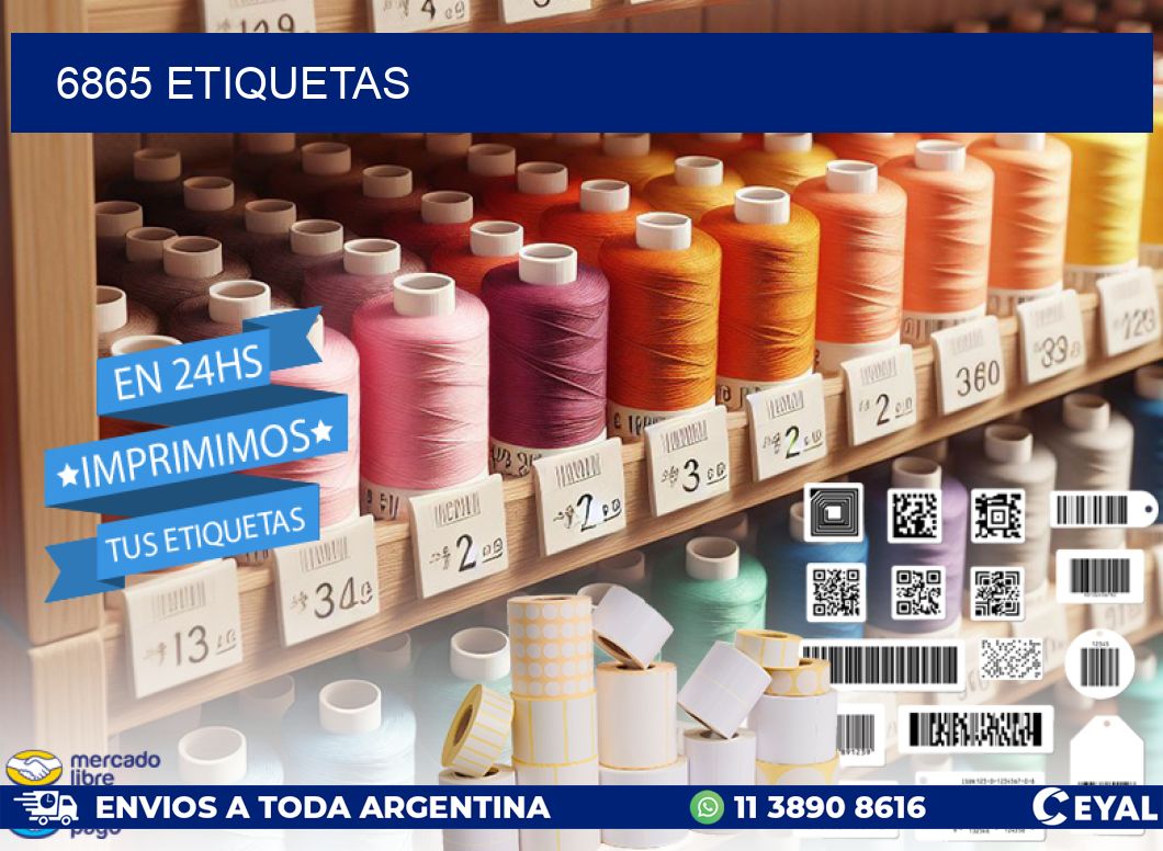 6865 ETIQUETAS
