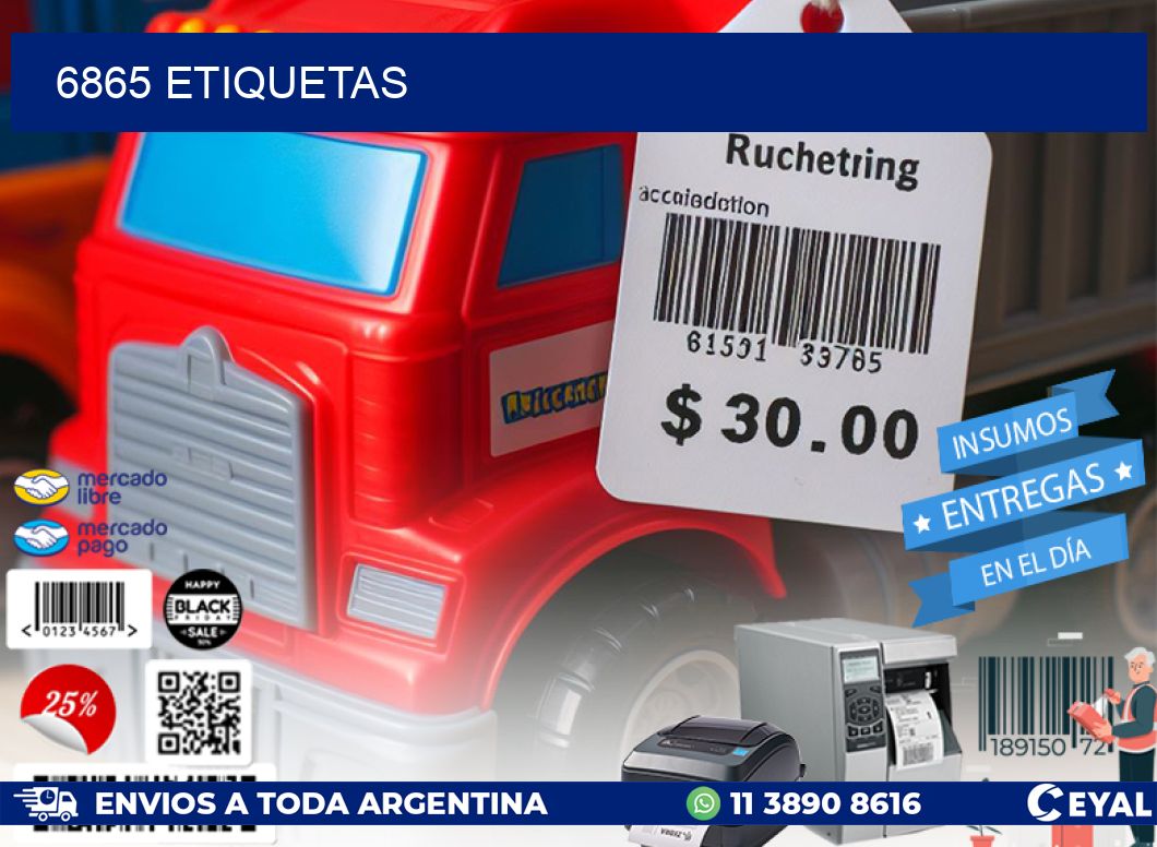 6865 ETIQUETAS