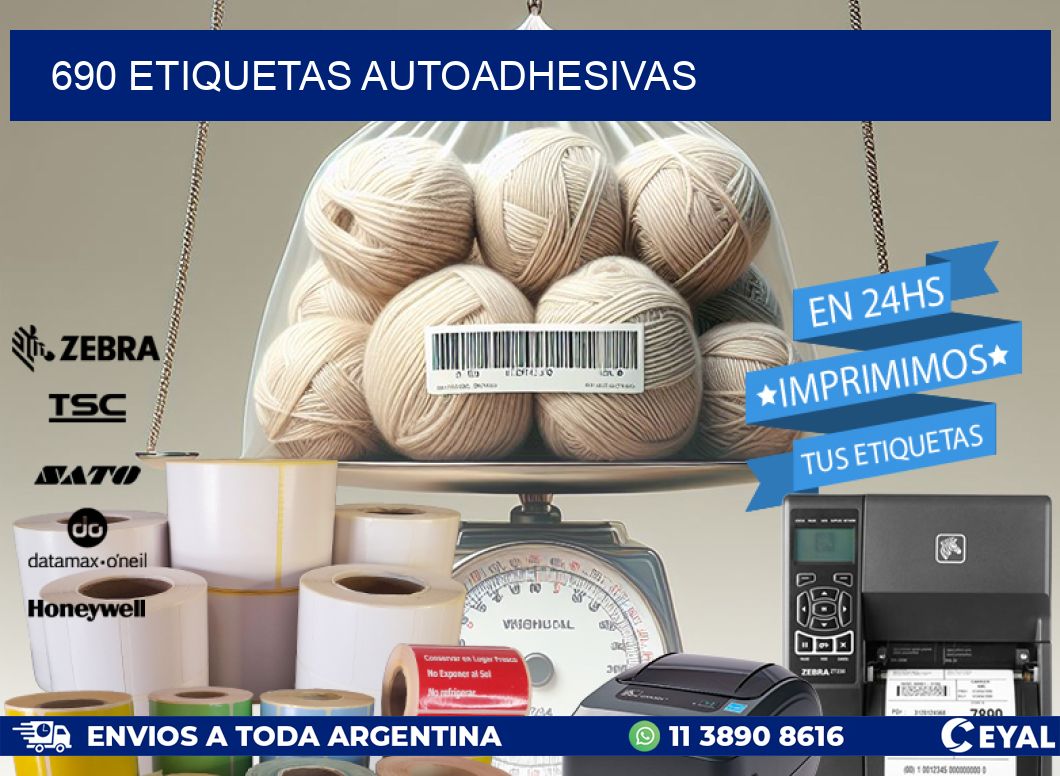 690 ETIQUETAS AUTOADHESIVAS