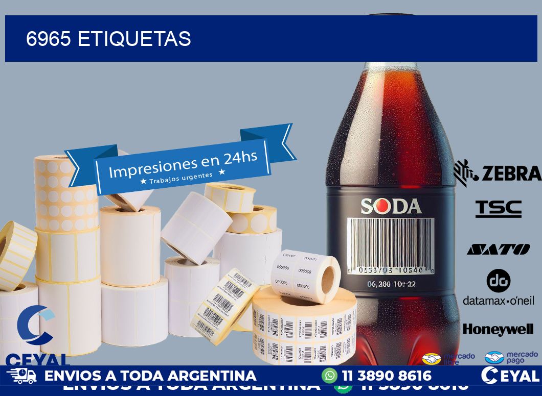 6965 ETIQUETAS