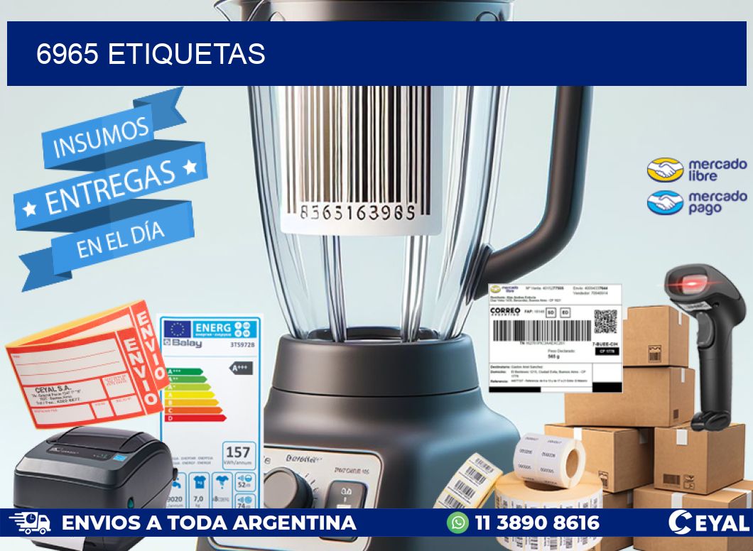 6965 ETIQUETAS