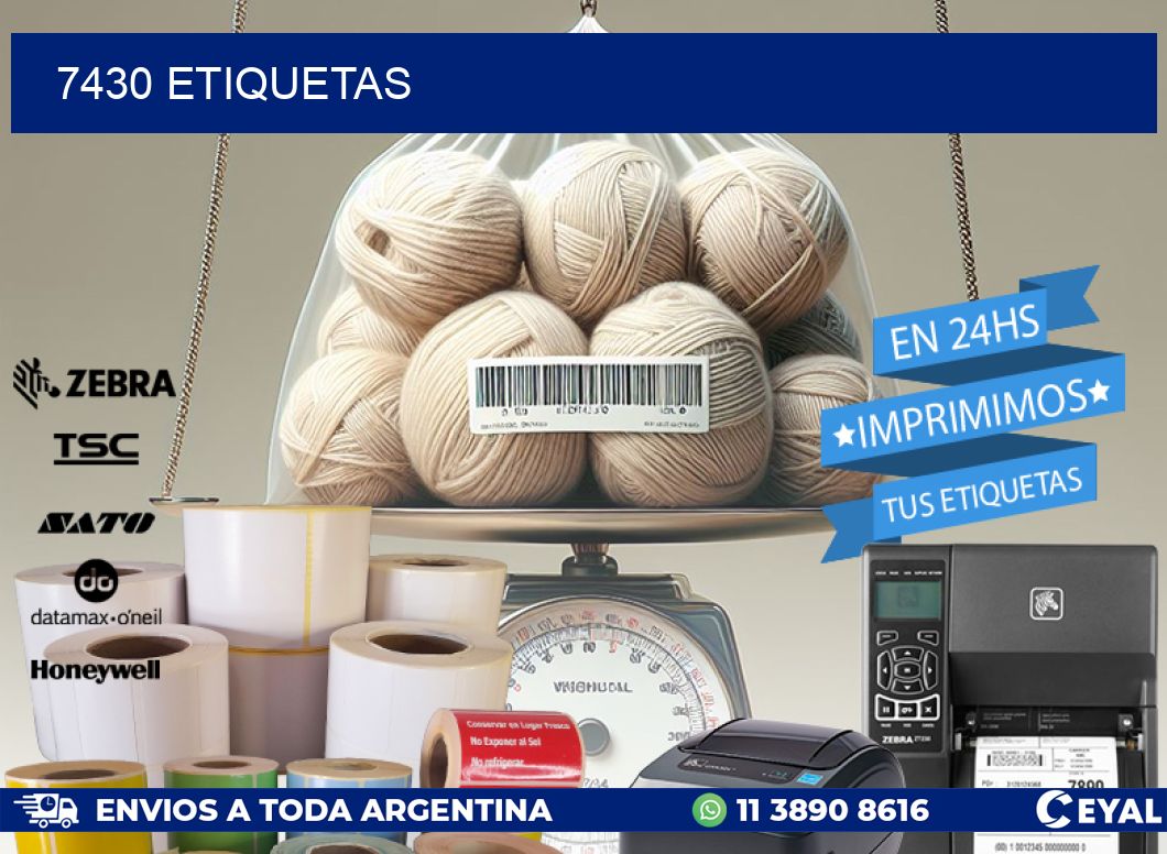 7430 ETIQUETAS