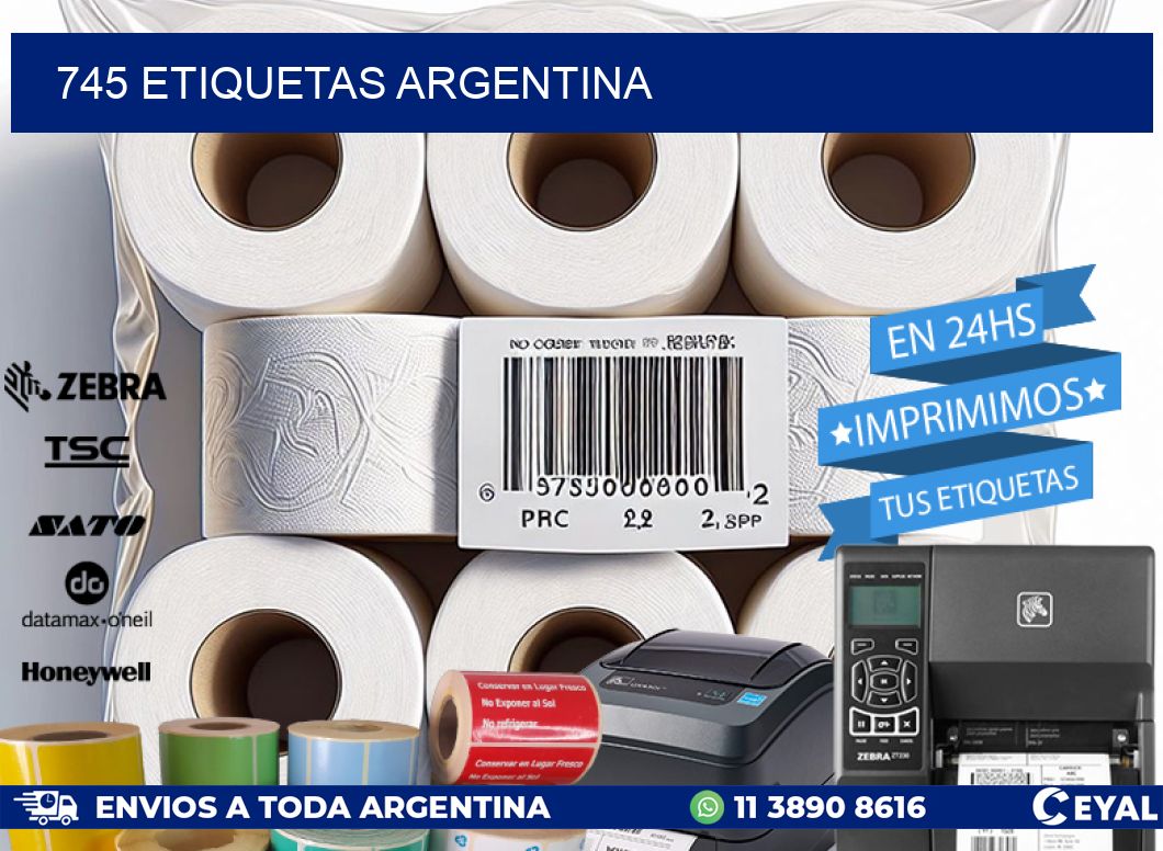 745 ETIQUETAS ARGENTINA