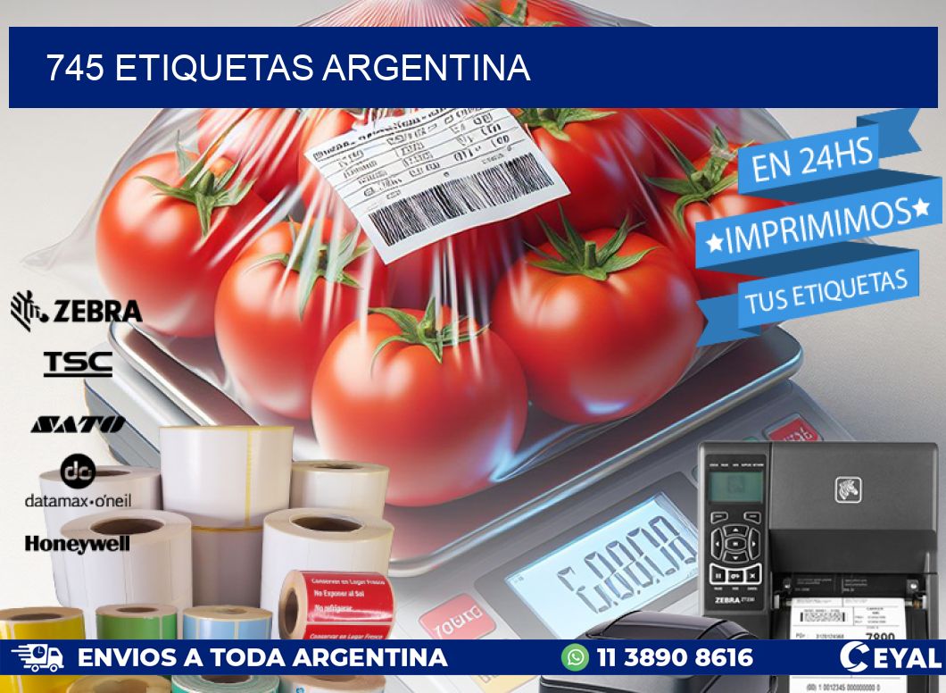 745 ETIQUETAS ARGENTINA