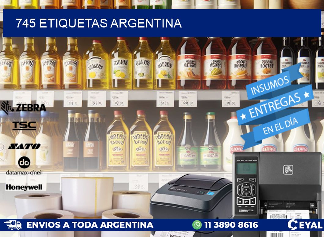 745 ETIQUETAS ARGENTINA