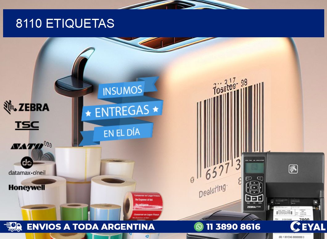 8110 ETIQUETAS