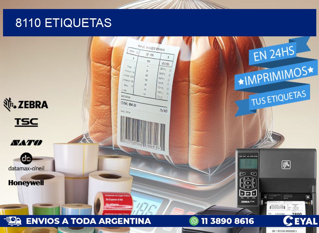 8110 ETIQUETAS