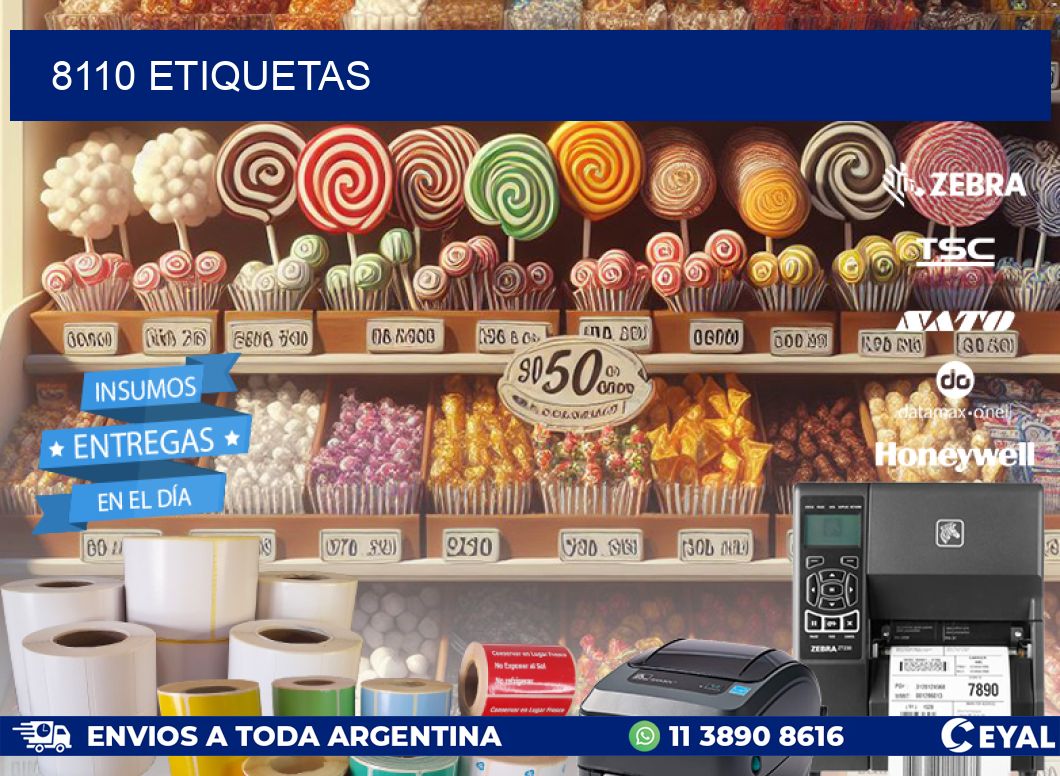 8110 ETIQUETAS