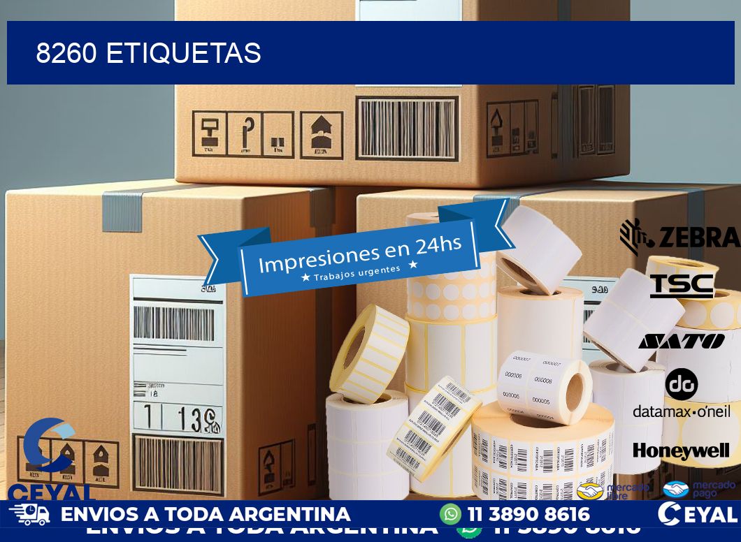 8260 ETIQUETAS
