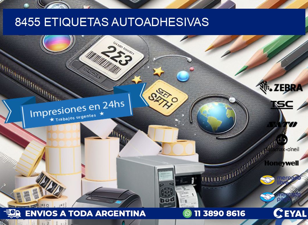 8455 ETIQUETAS AUTOADHESIVAS