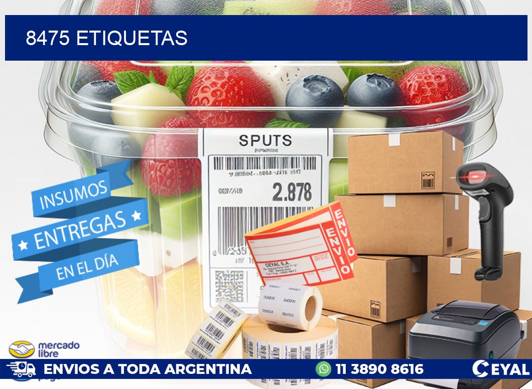 8475 ETIQUETAS