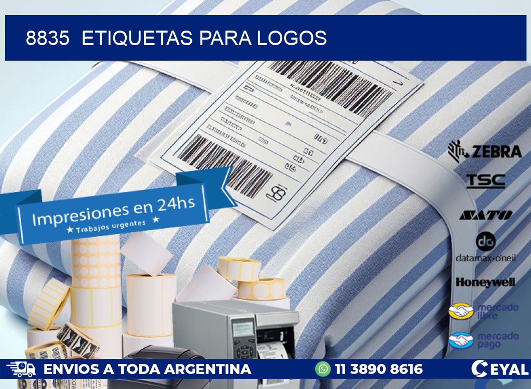 8835  ETIQUETAS PARA LOGOS