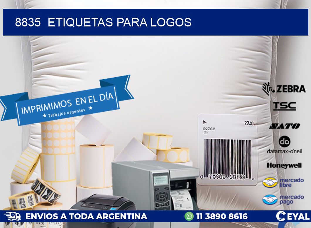8835  ETIQUETAS PARA LOGOS
