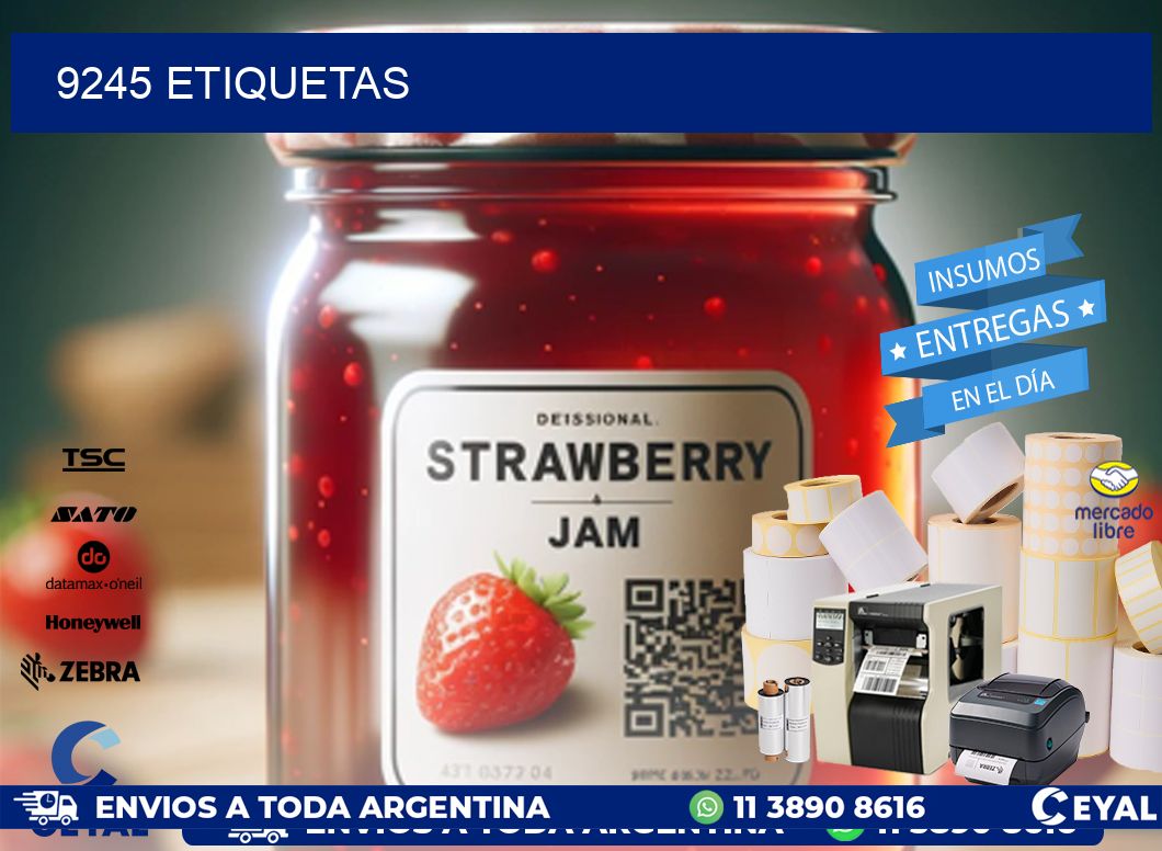 9245 ETIQUETAS