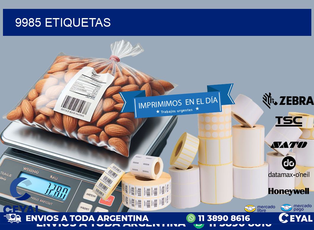 9985 ETIQUETAS