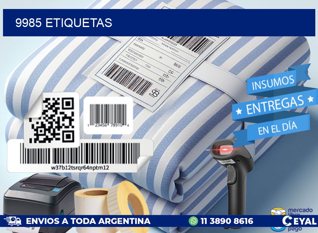 9985 ETIQUETAS