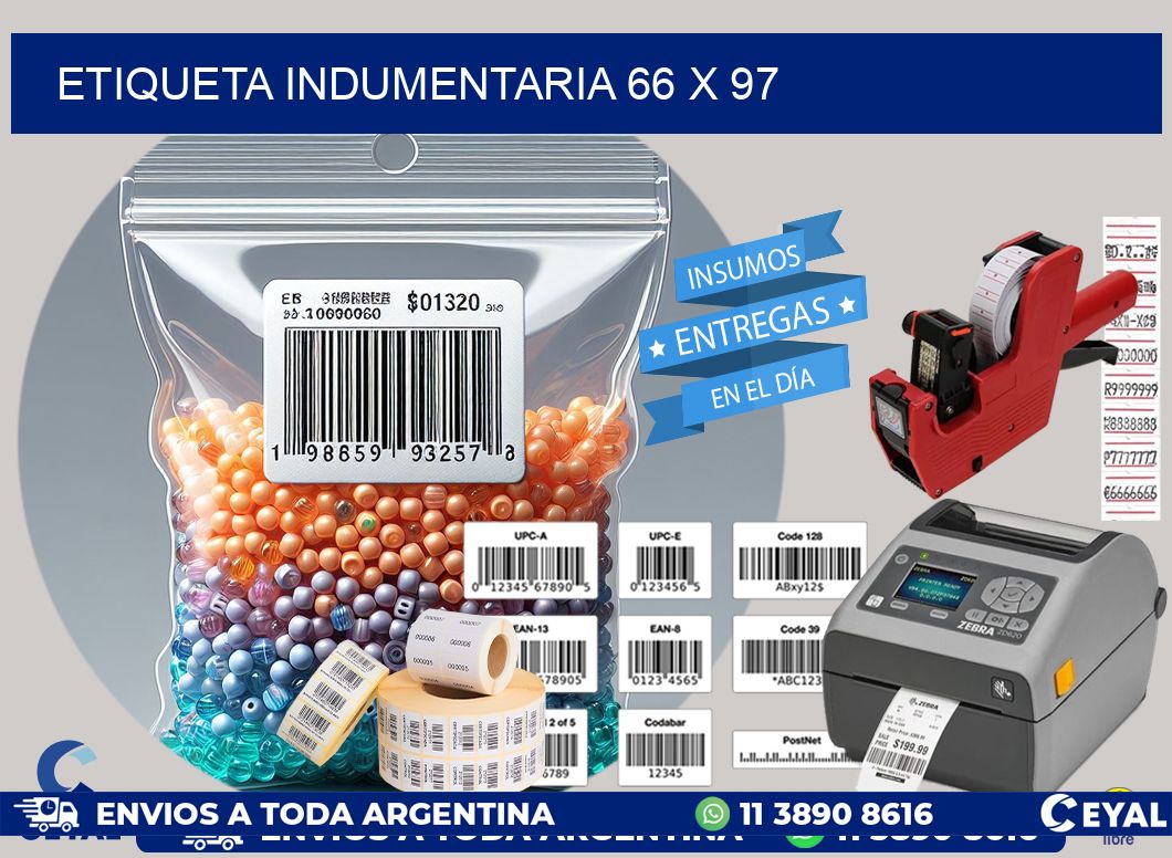 ETIQUETA INDUMENTARIA 66 x 97