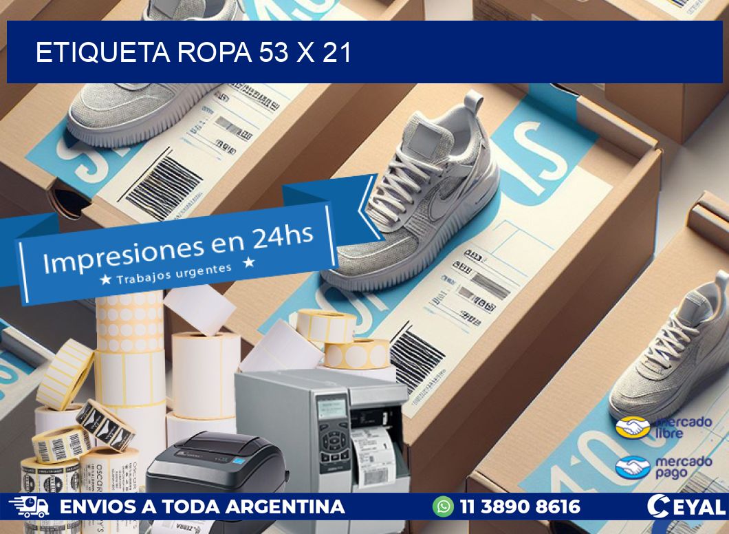 ETIQUETA ROPA 53 x 21