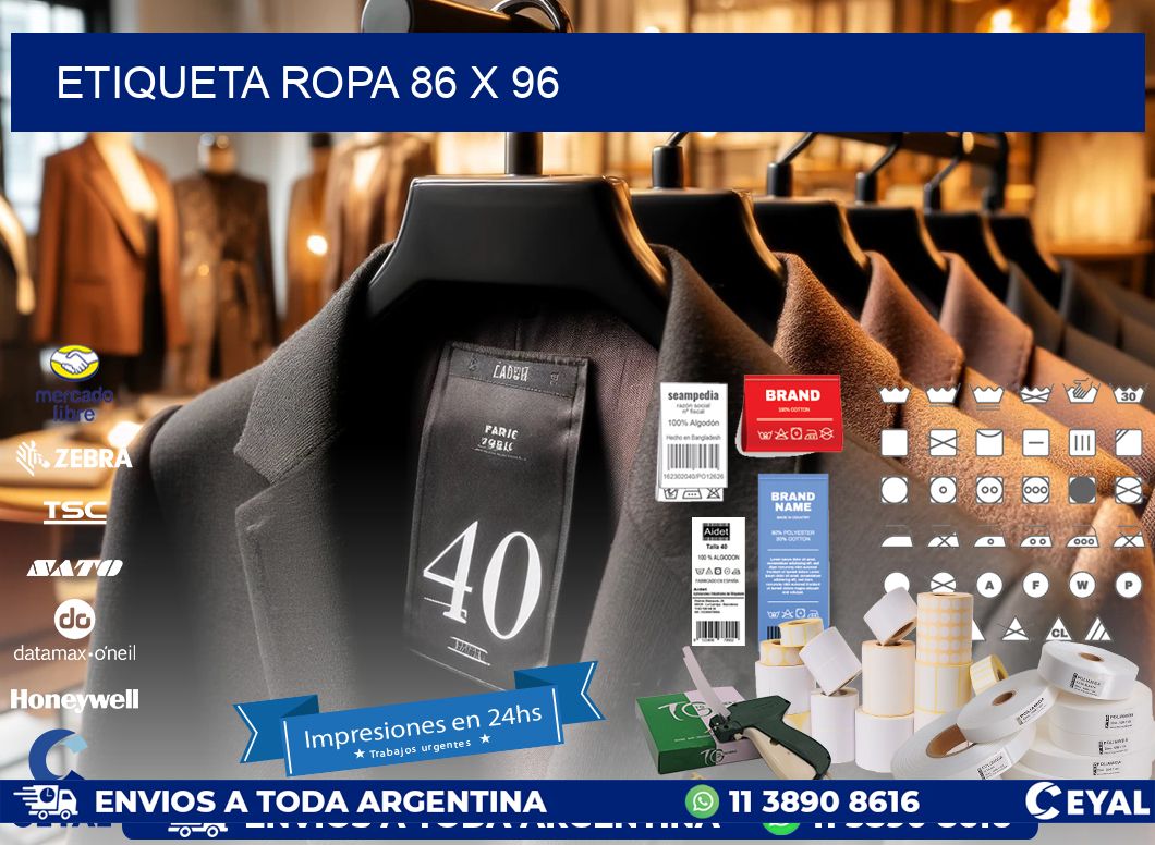 ETIQUETA ROPA 86 x 96