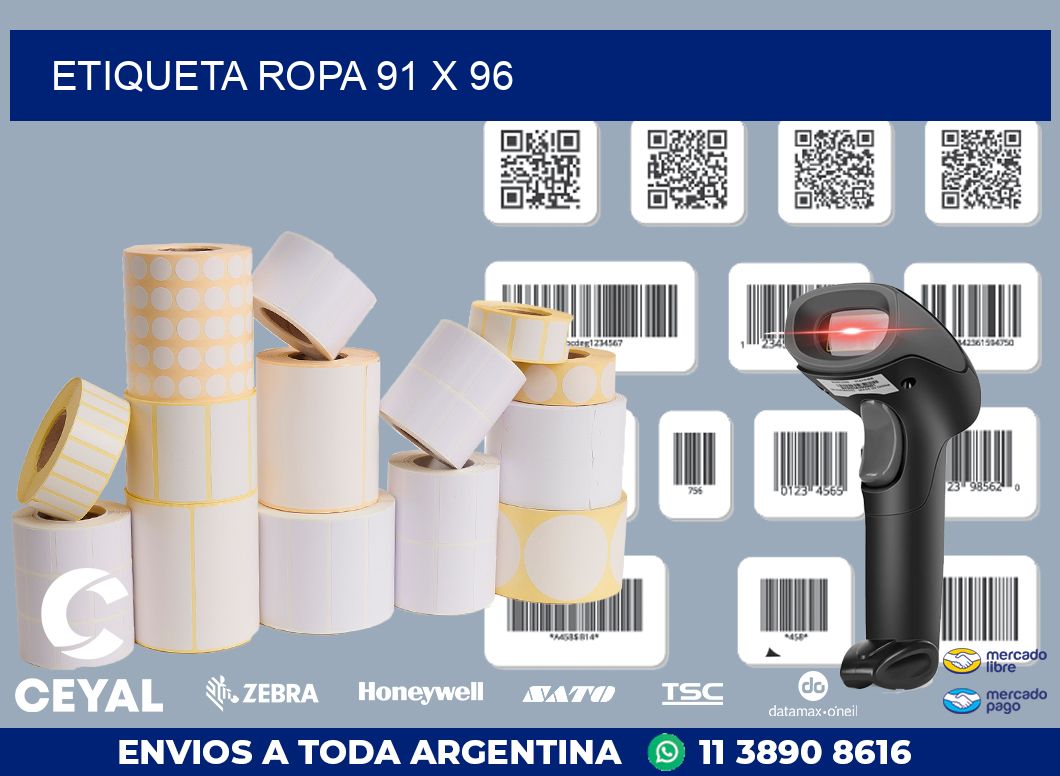 ETIQUETA ROPA 91 x 96