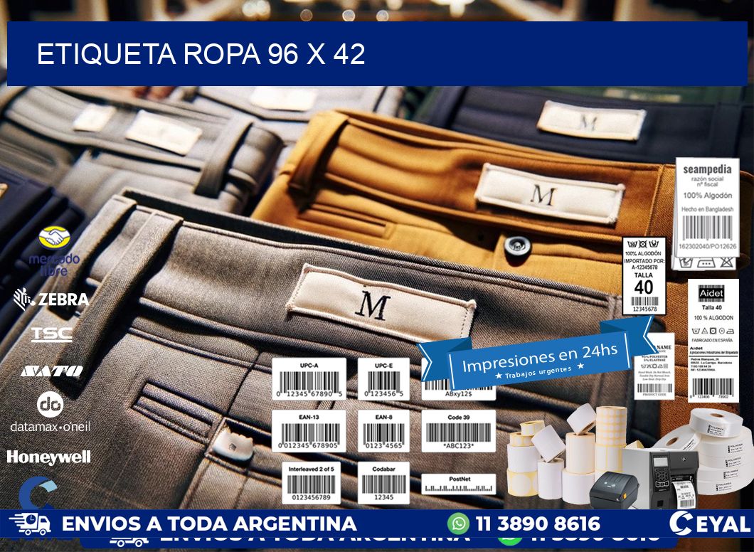 ETIQUETA ROPA 96 x 42
