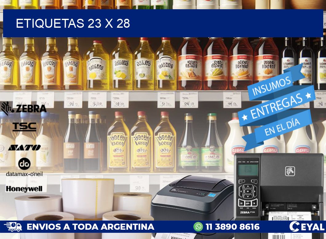 ETIQUETAS 23 x 28