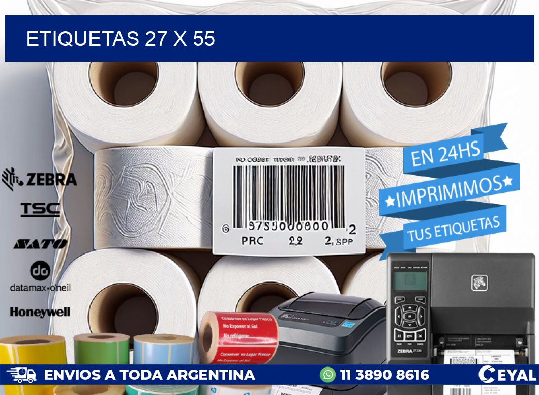 ETIQUETAS 27 x 55