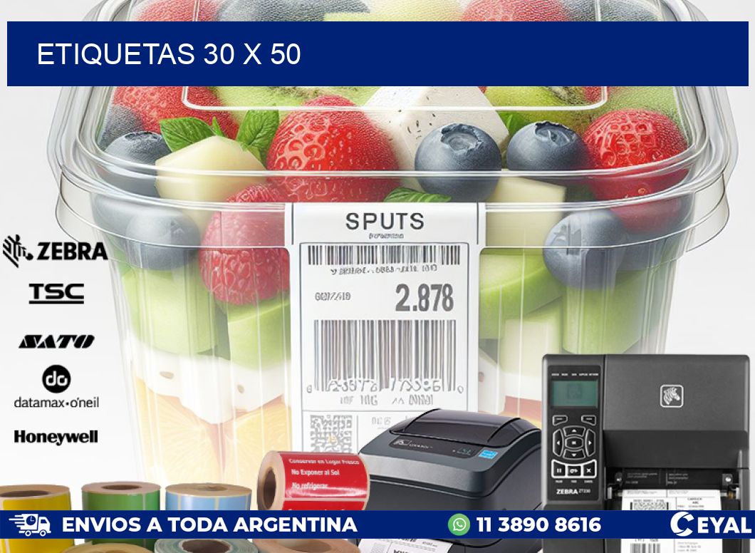 ETIQUETAS 30 x 50