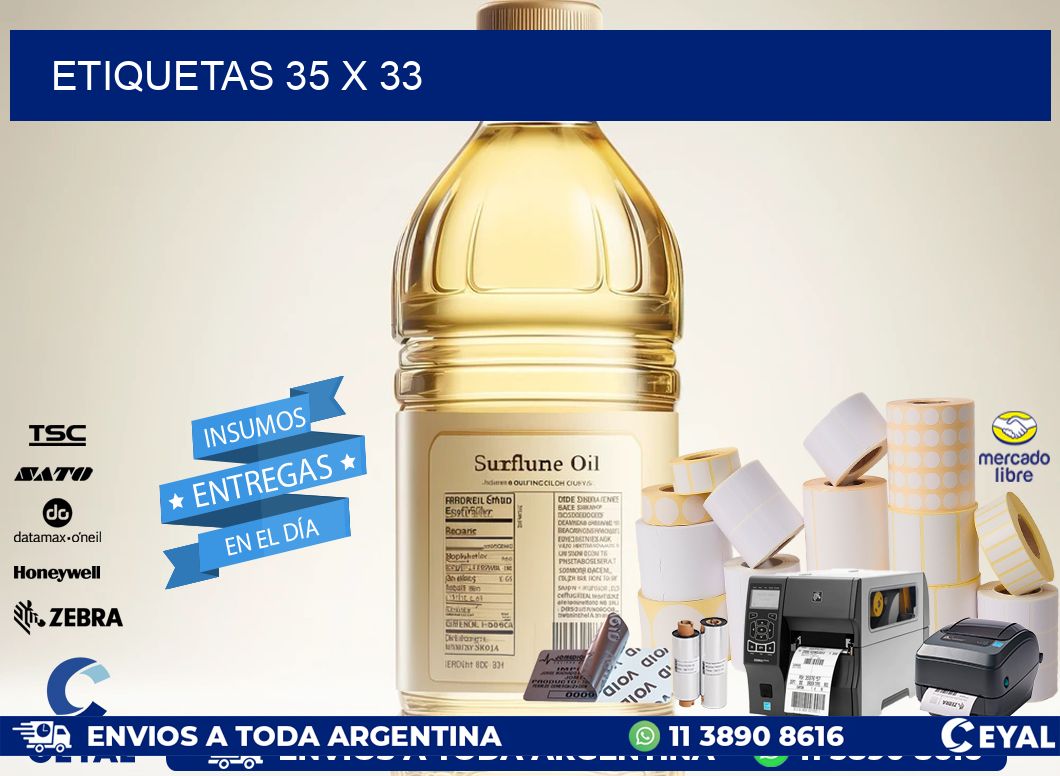 ETIQUETAS 35 x 33