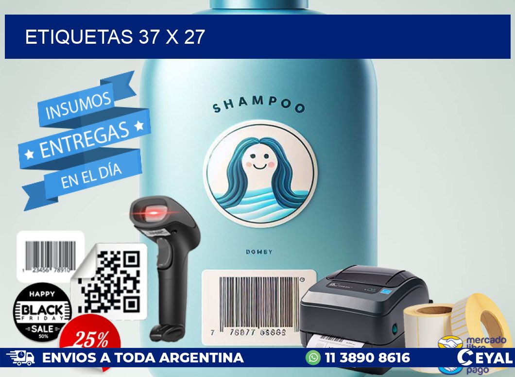 ETIQUETAS 37 x 27