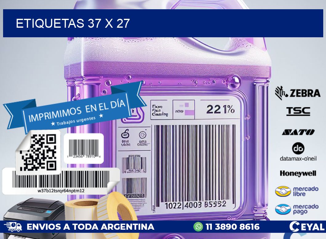ETIQUETAS 37 x 27