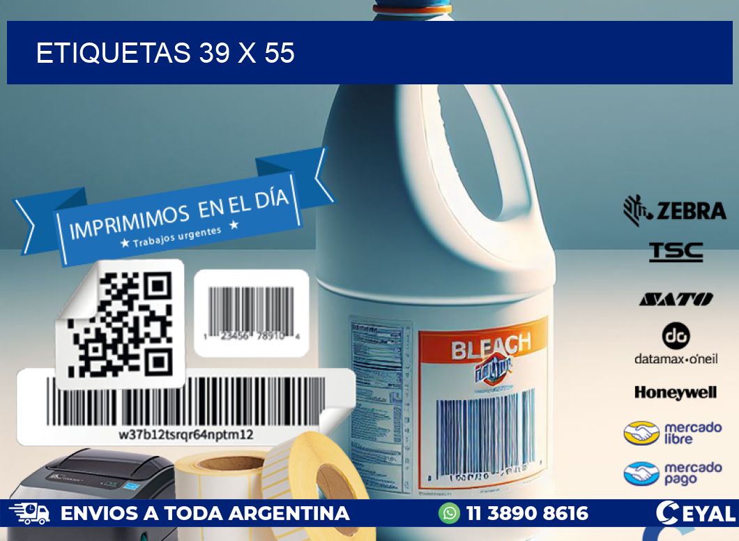 ETIQUETAS 39 x 55