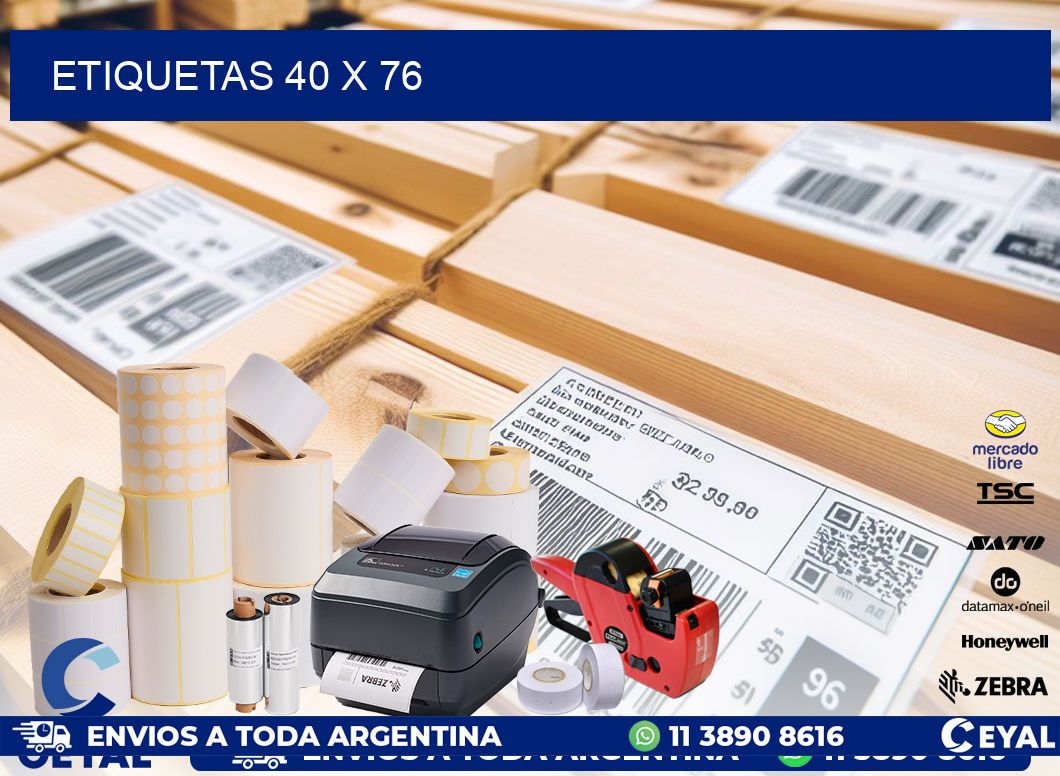 ETIQUETAS 40 x 76