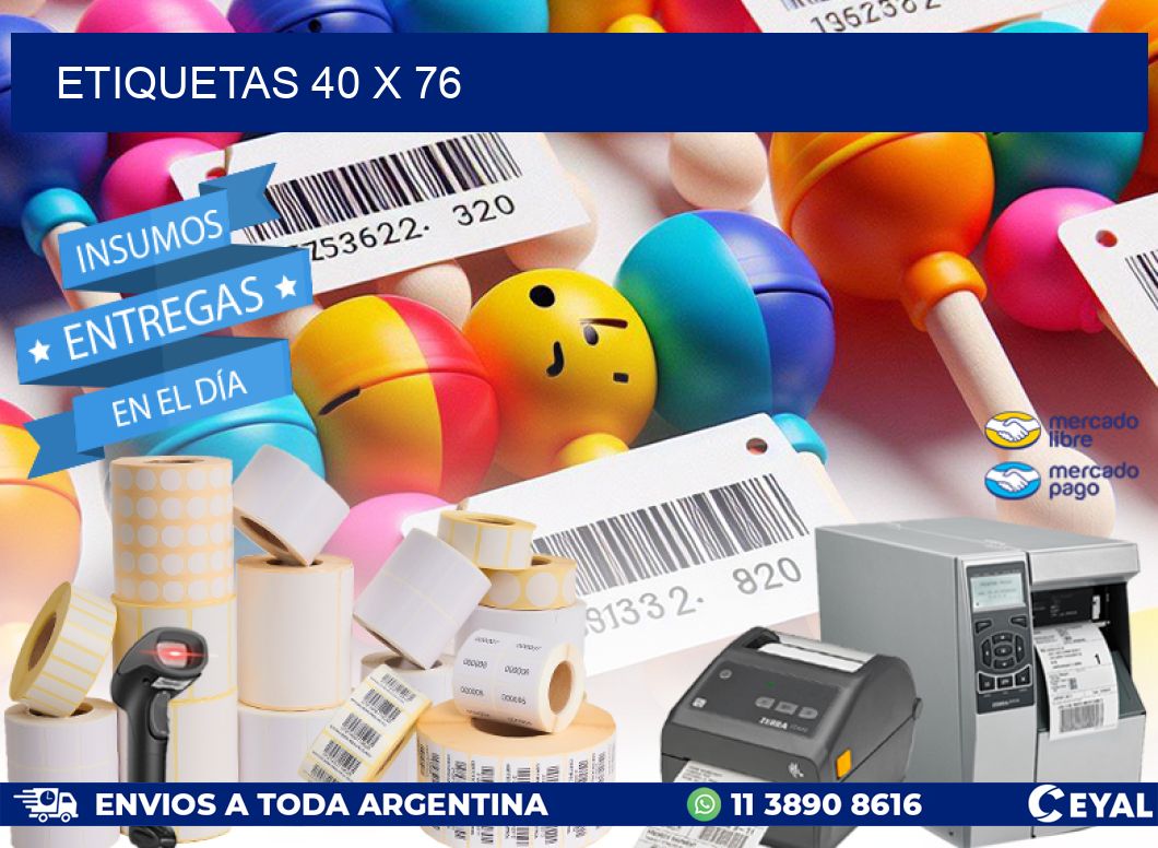 ETIQUETAS 40 x 76