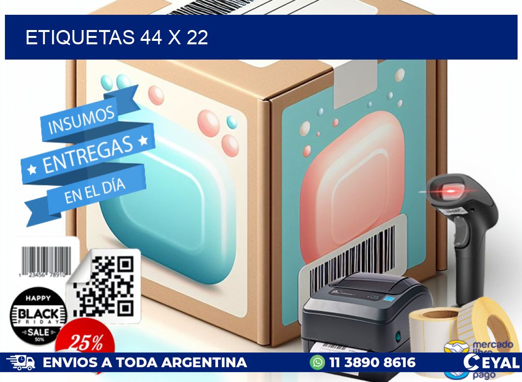ETIQUETAS 44 x 22