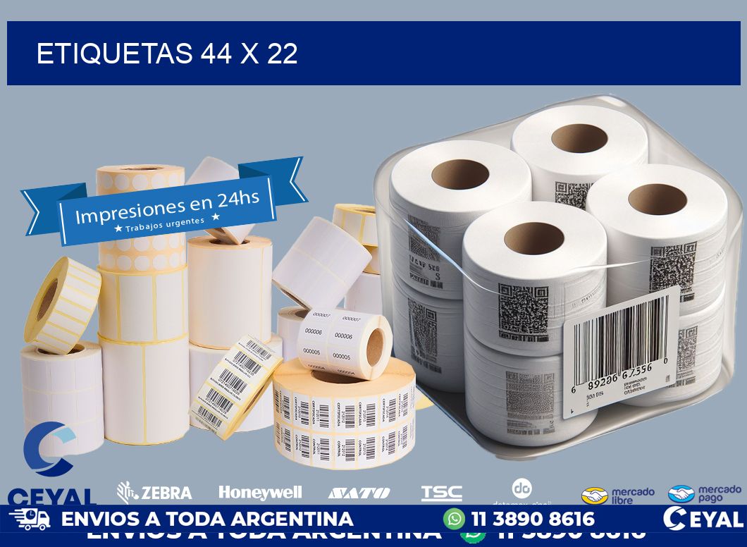 ETIQUETAS 44 x 22