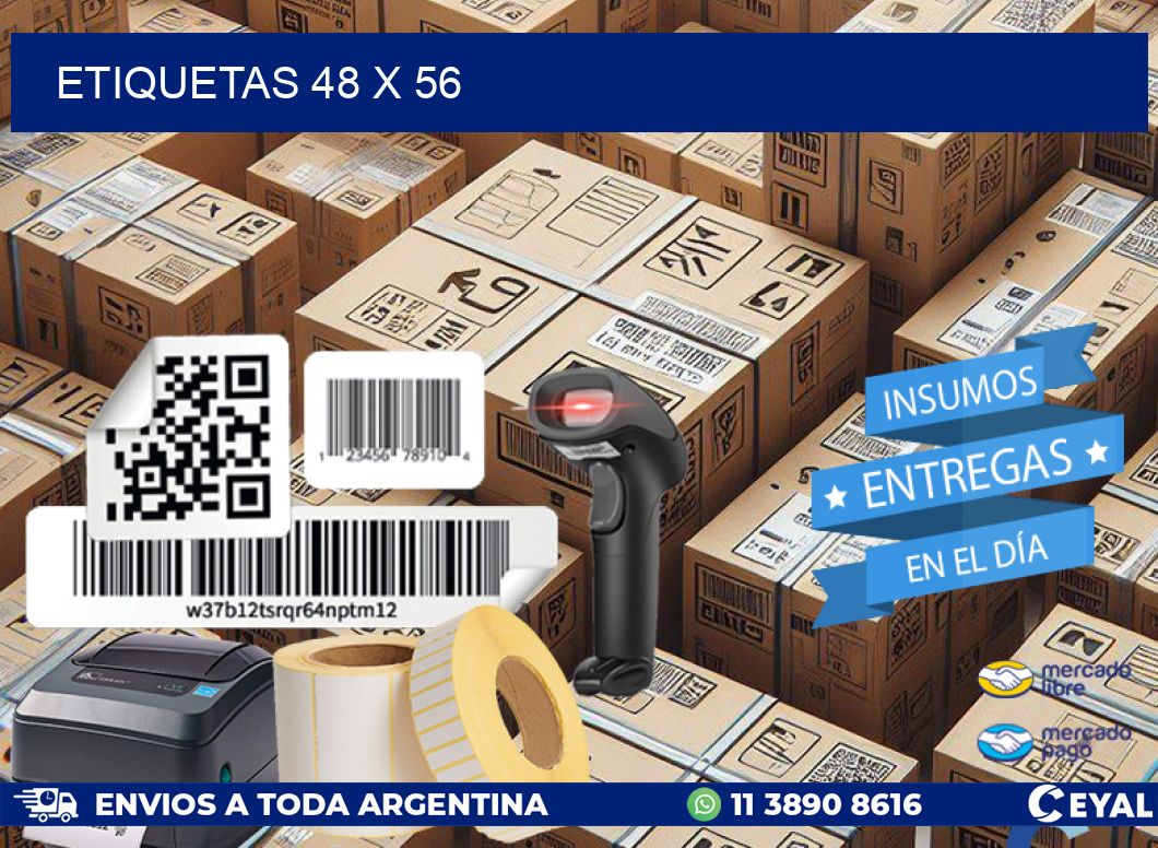ETIQUETAS 48 x 56