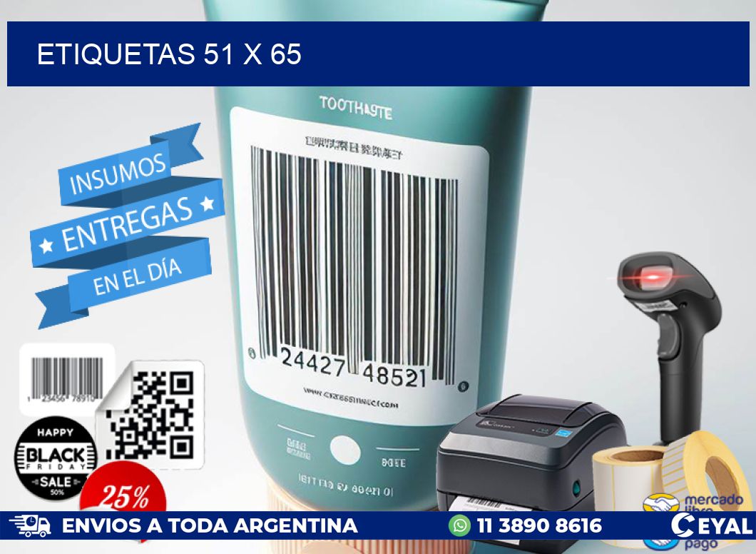 ETIQUETAS 51 x 65