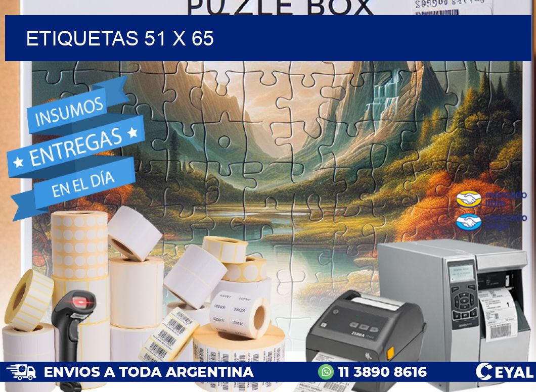 ETIQUETAS 51 x 65
