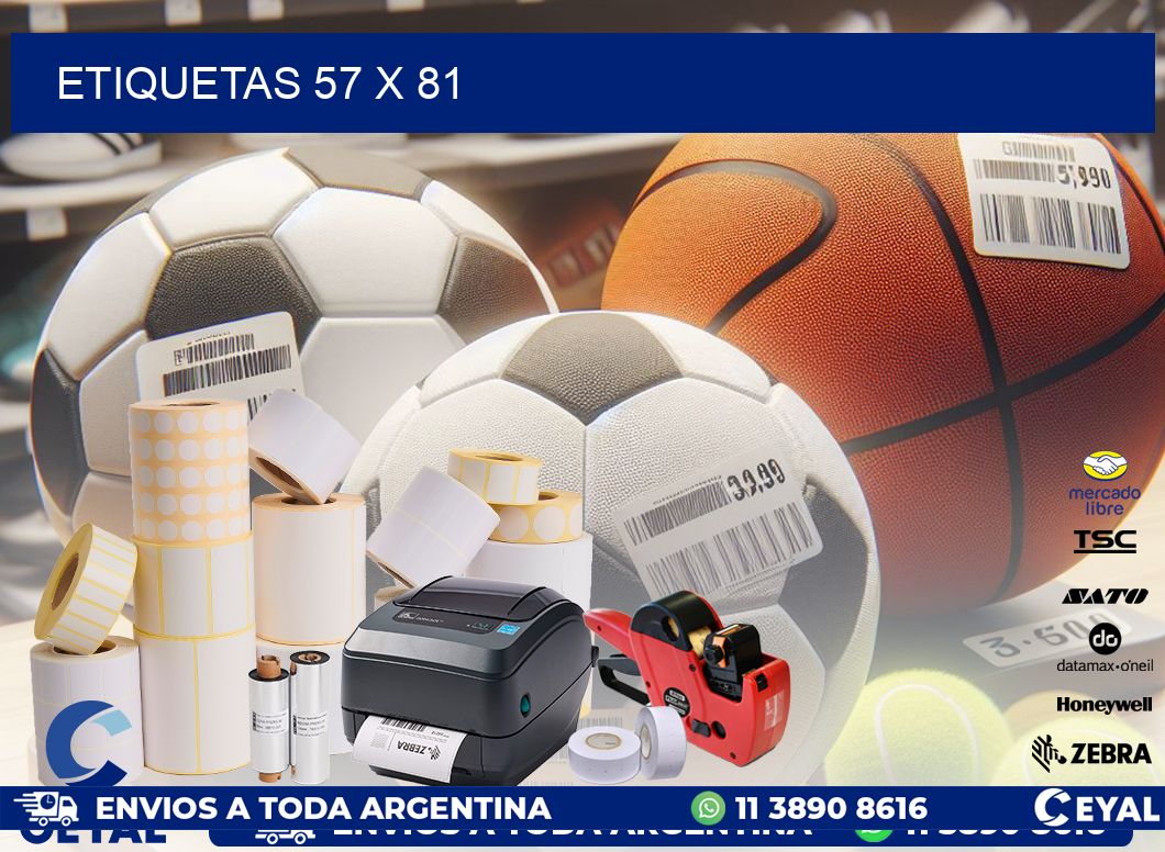 ETIQUETAS 57 x 81