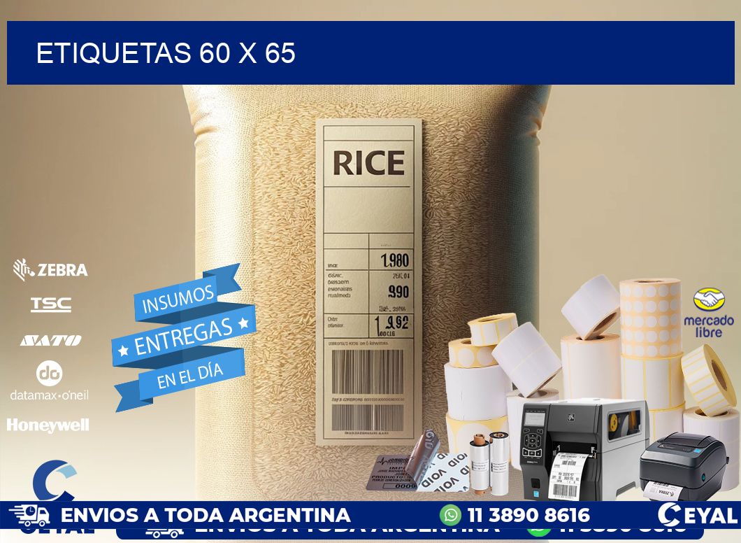 ETIQUETAS 60 x 65