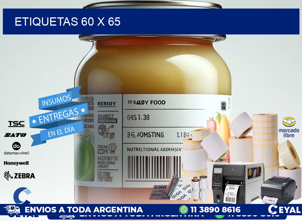 ETIQUETAS 60 x 65