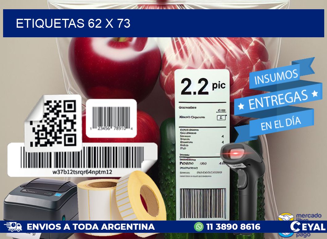 ETIQUETAS 62 x 73