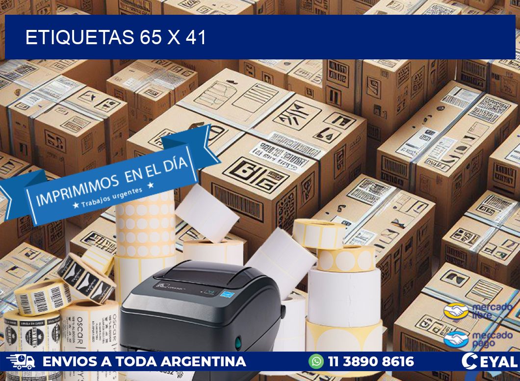 ETIQUETAS 65 x 41