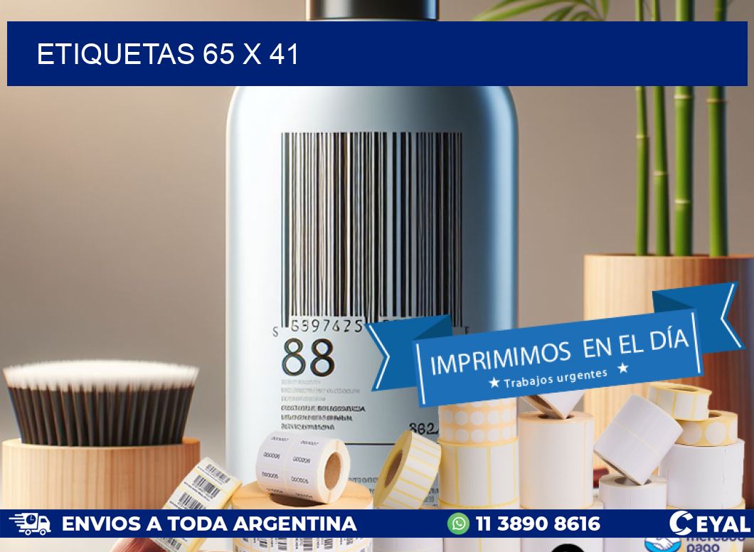 ETIQUETAS 65 x 41