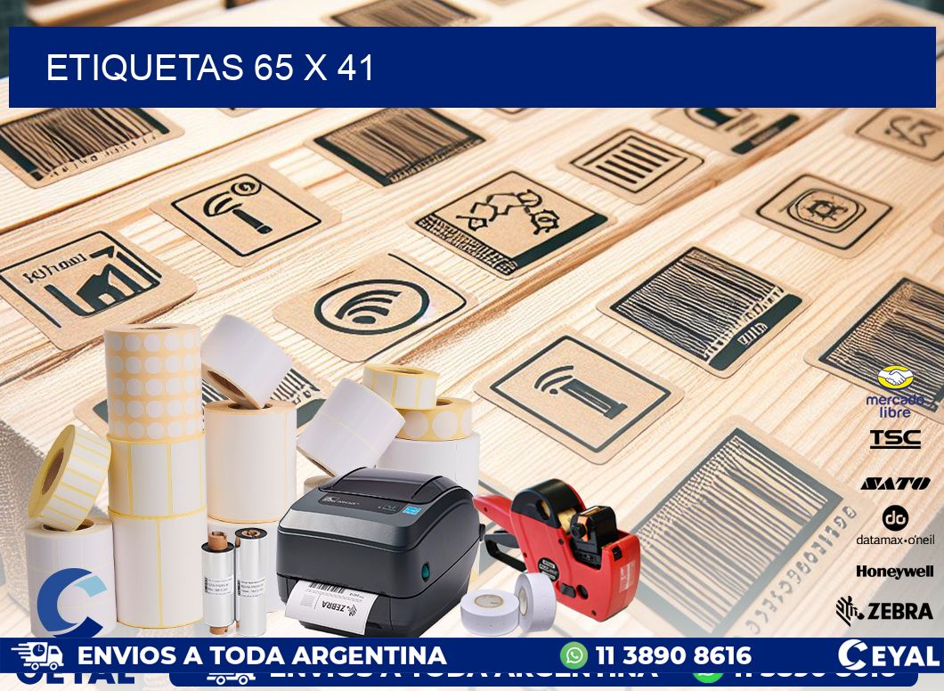 ETIQUETAS 65 x 41