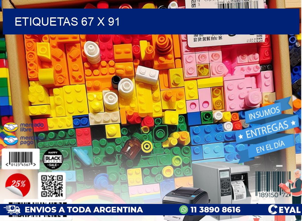 ETIQUETAS 67 x 91